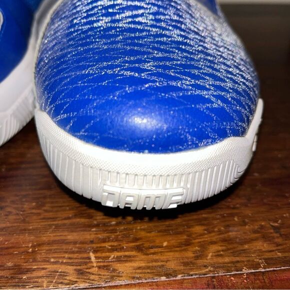 Kansas Jayhawks Team Issued Blue White Damian Lillard 2 Shoes Athletics Program - Picture 7 of 13